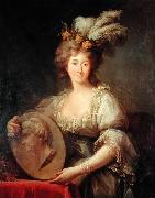 Marcello Bacciarelli Portrait of Anna Charlotta Dorothea Biron oil painting